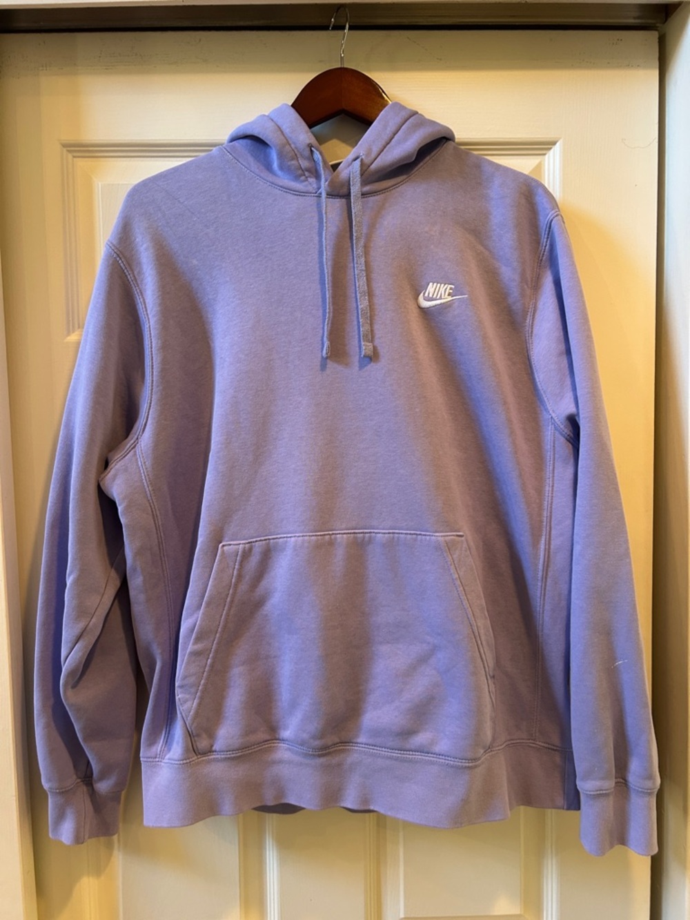 Nike Lavender Pullover Hoodie with White Logo